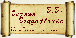 Dejana Dragojlović vizit kartica